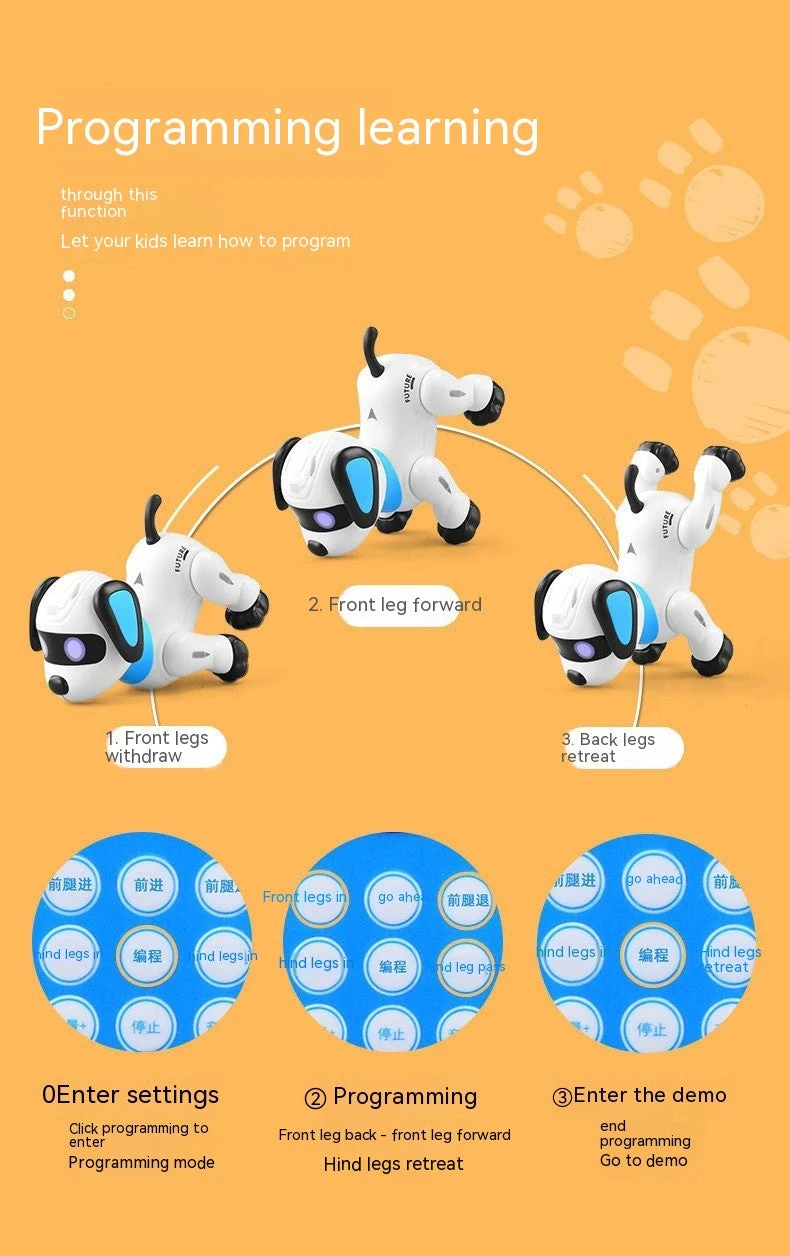 Intelligent Robot Dog Remote Control Electric The Toy Dog - Image 9