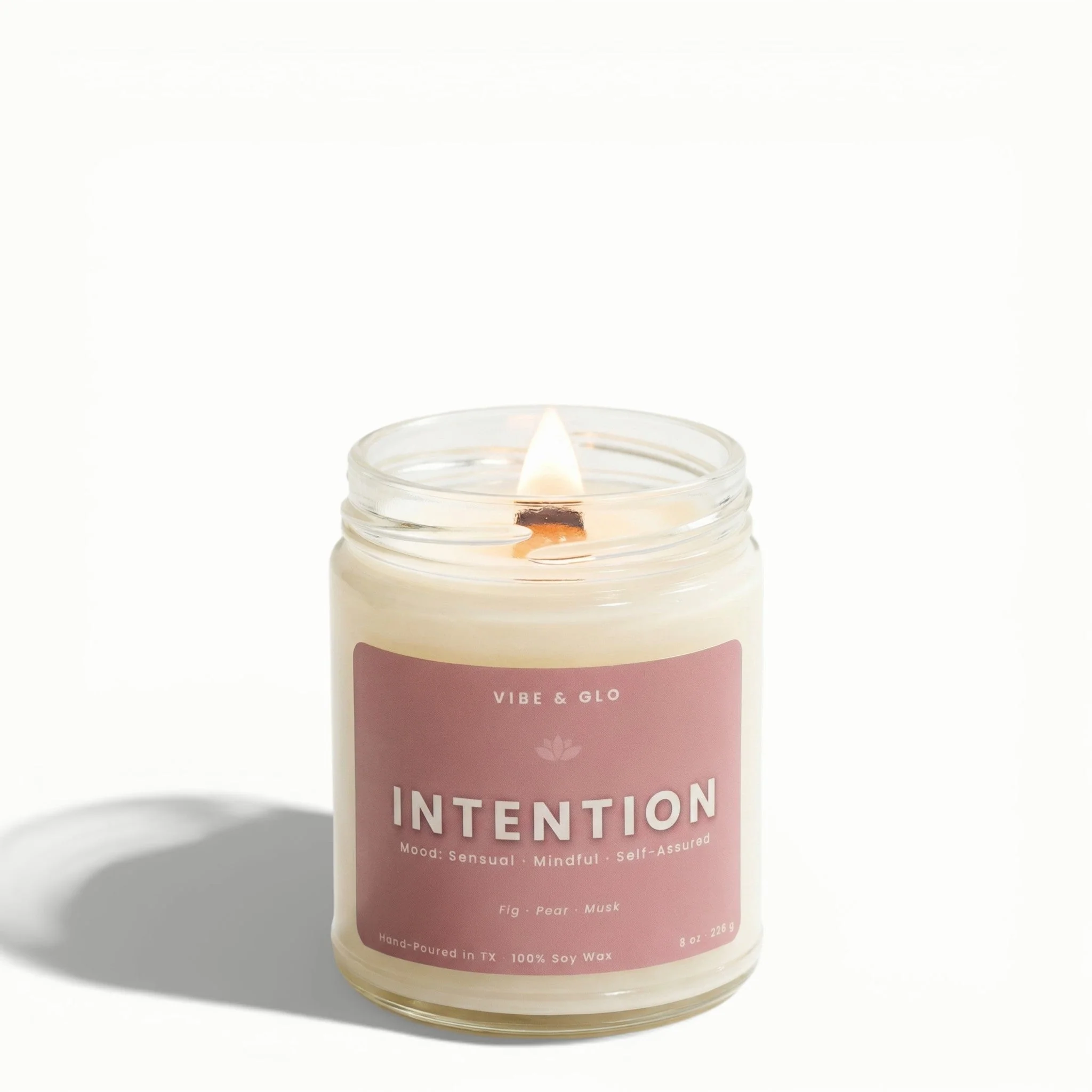 Intention – Fig & Pear Soy Candle - Image 9