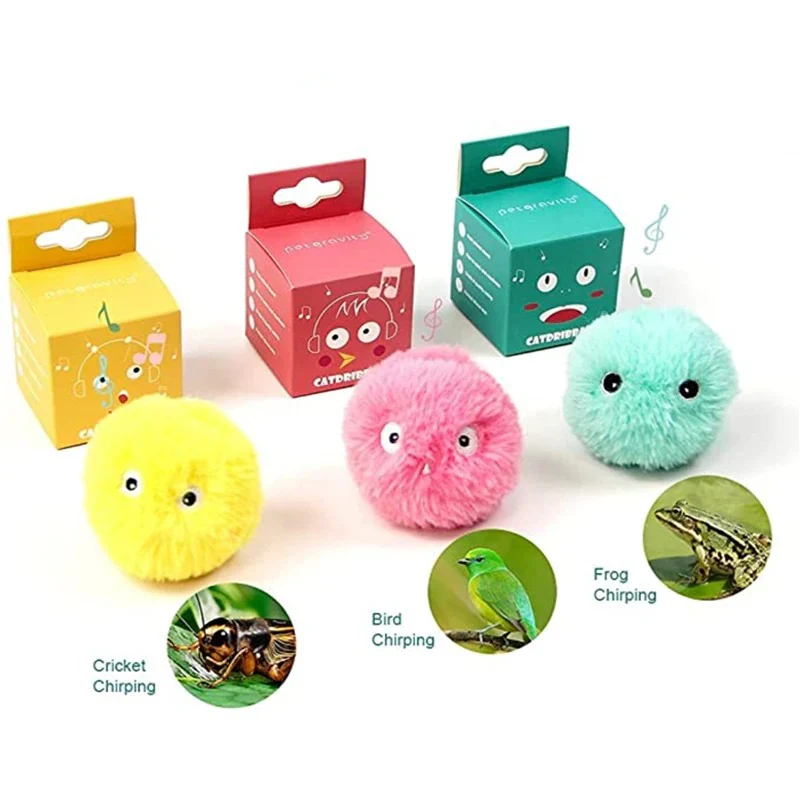 Interactive Ball Smart Cat Toys – Plush Electric Catnip Training Toy - Image 10