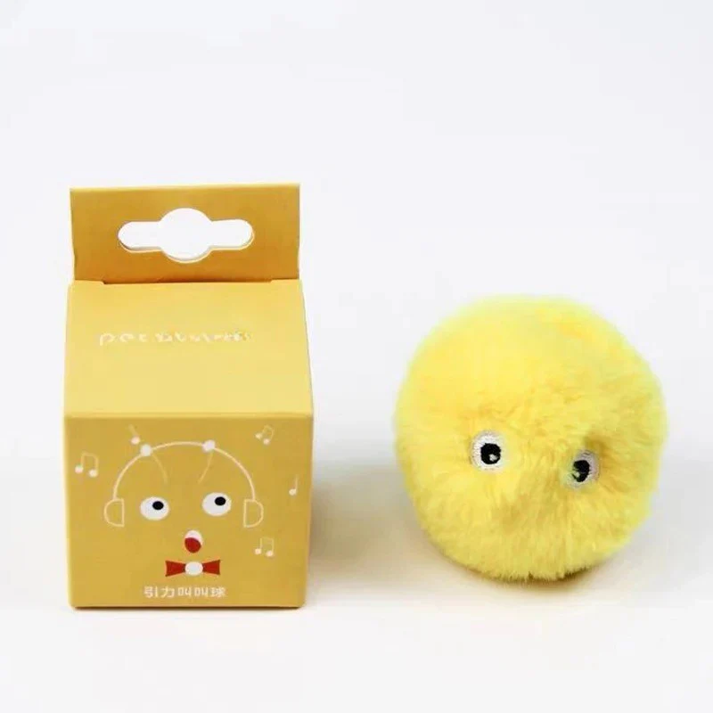 Interactive Ball Smart Cat Toys – Plush Electric Catnip Training Toy - Image 5