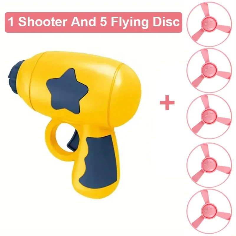 Interactive Cat Toy – Flying Disc Shooting Gun - Image 10