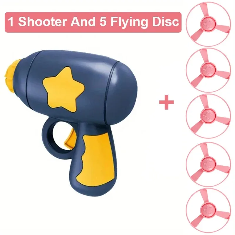 Interactive Cat Toy – Flying Disc Shooting Gun - Image 11