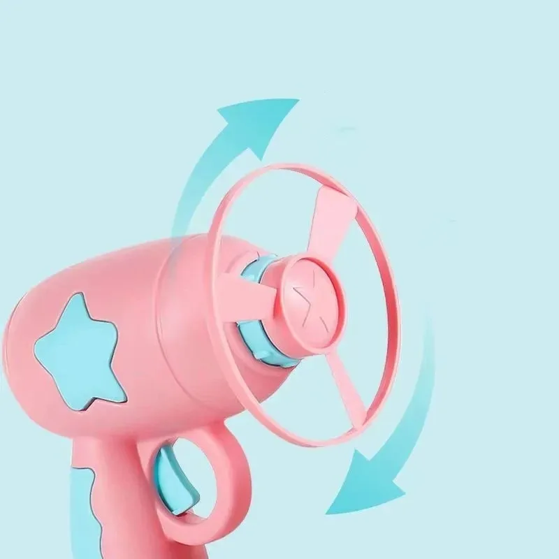 Interactive Cat Toy – Flying Disc Shooting Gun - Image 5