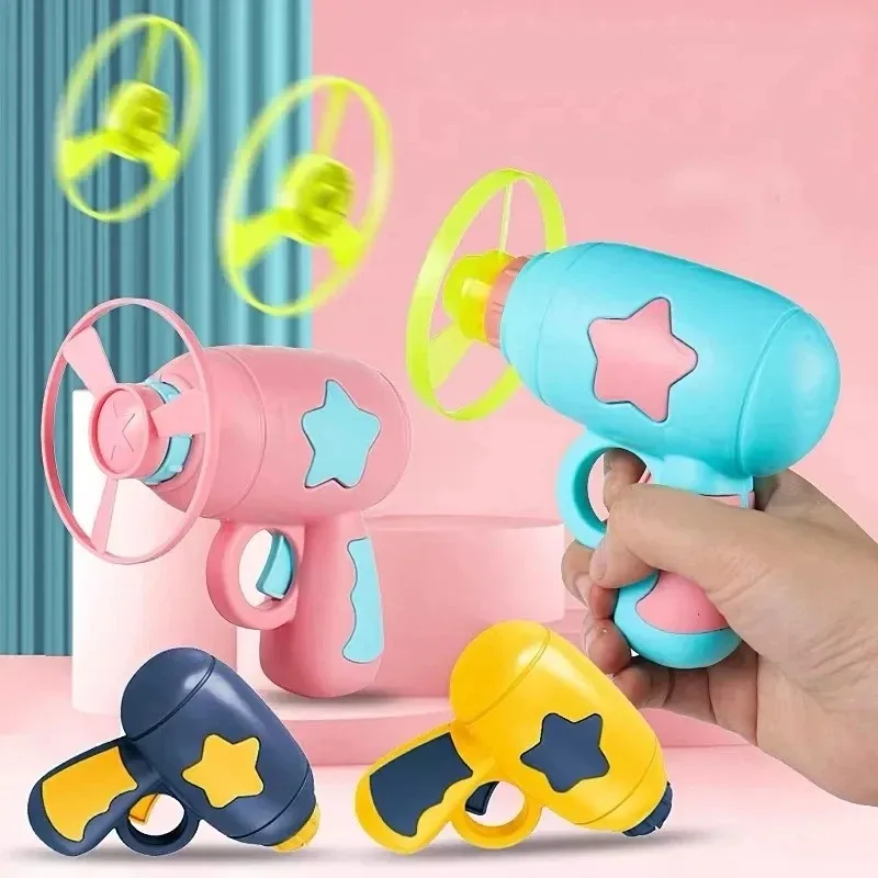 Interactive Cat Toy – Flying Disc Shooting Gun - Image 6