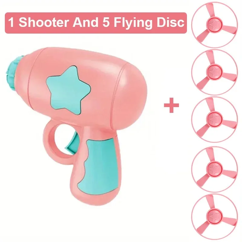 Interactive Cat Toy – Flying Disc Shooting Gun - Image 8