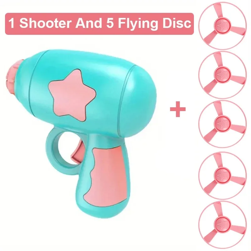 Interactive Cat Toy – Flying Disc Shooting Gun - Image 9