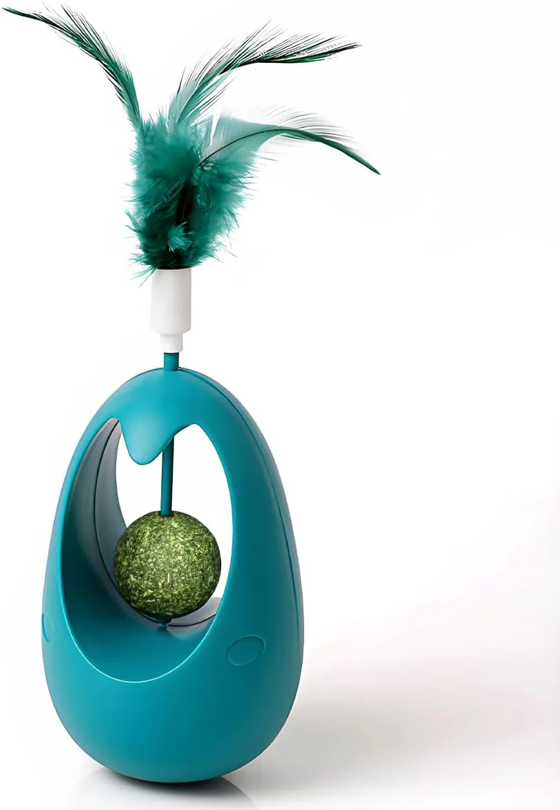 Interactive Cat Toy Tumbler with Catnip Ball - Image 11