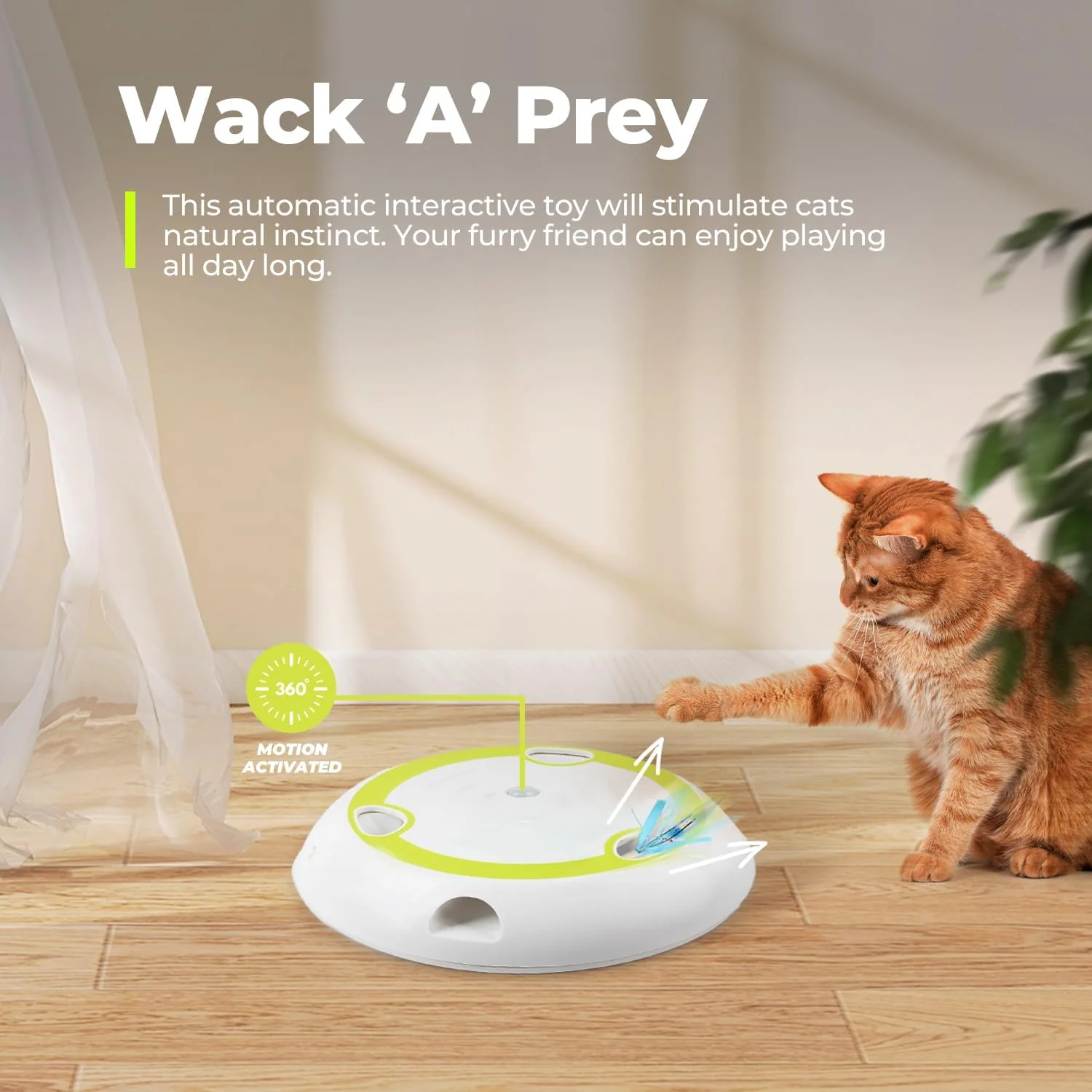 Interactive Cat Toy - Whack 'A' Prey - Image 2
