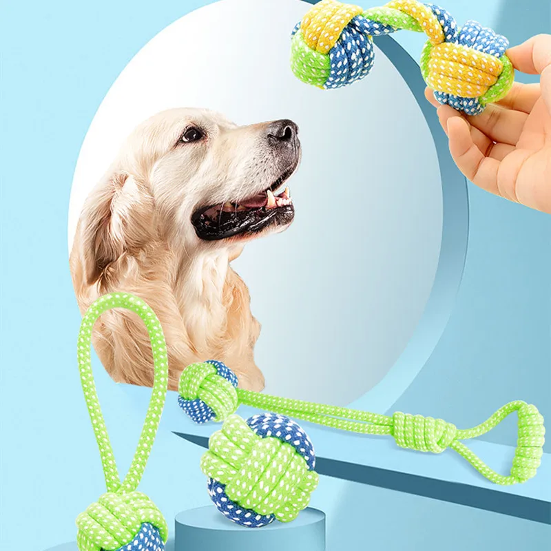 Interactive Cotton Rope Dog Toys for Puppies & Adults - Image 5