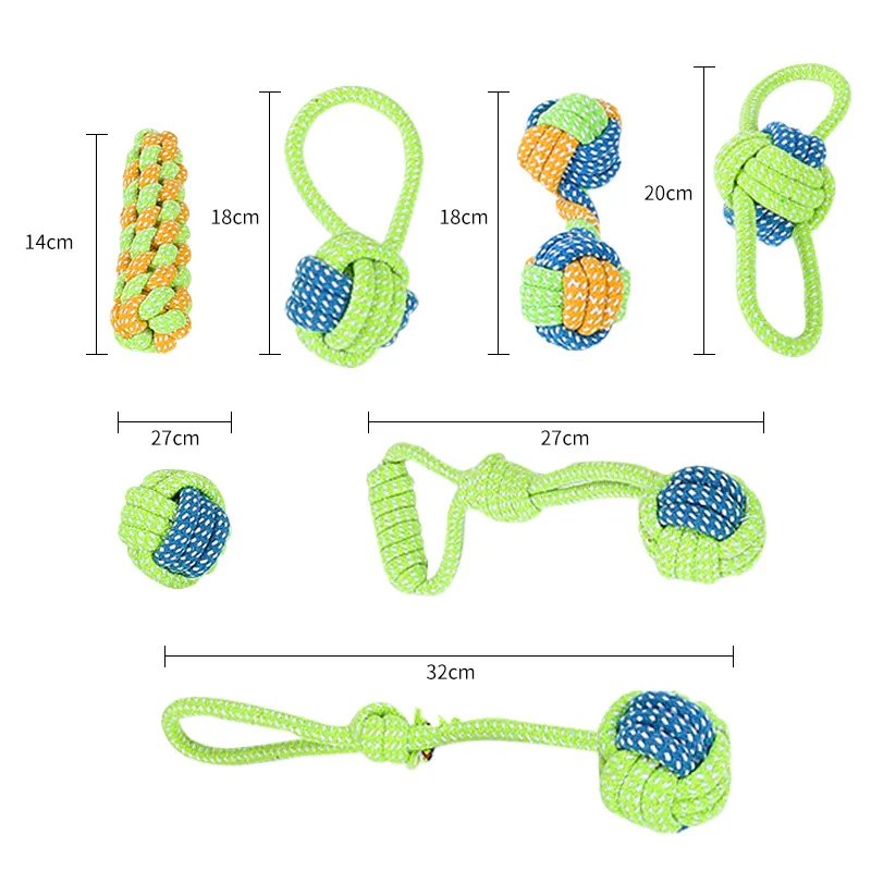 Interactive Cotton Rope Dog Toys for Puppies & Adults - Image 8