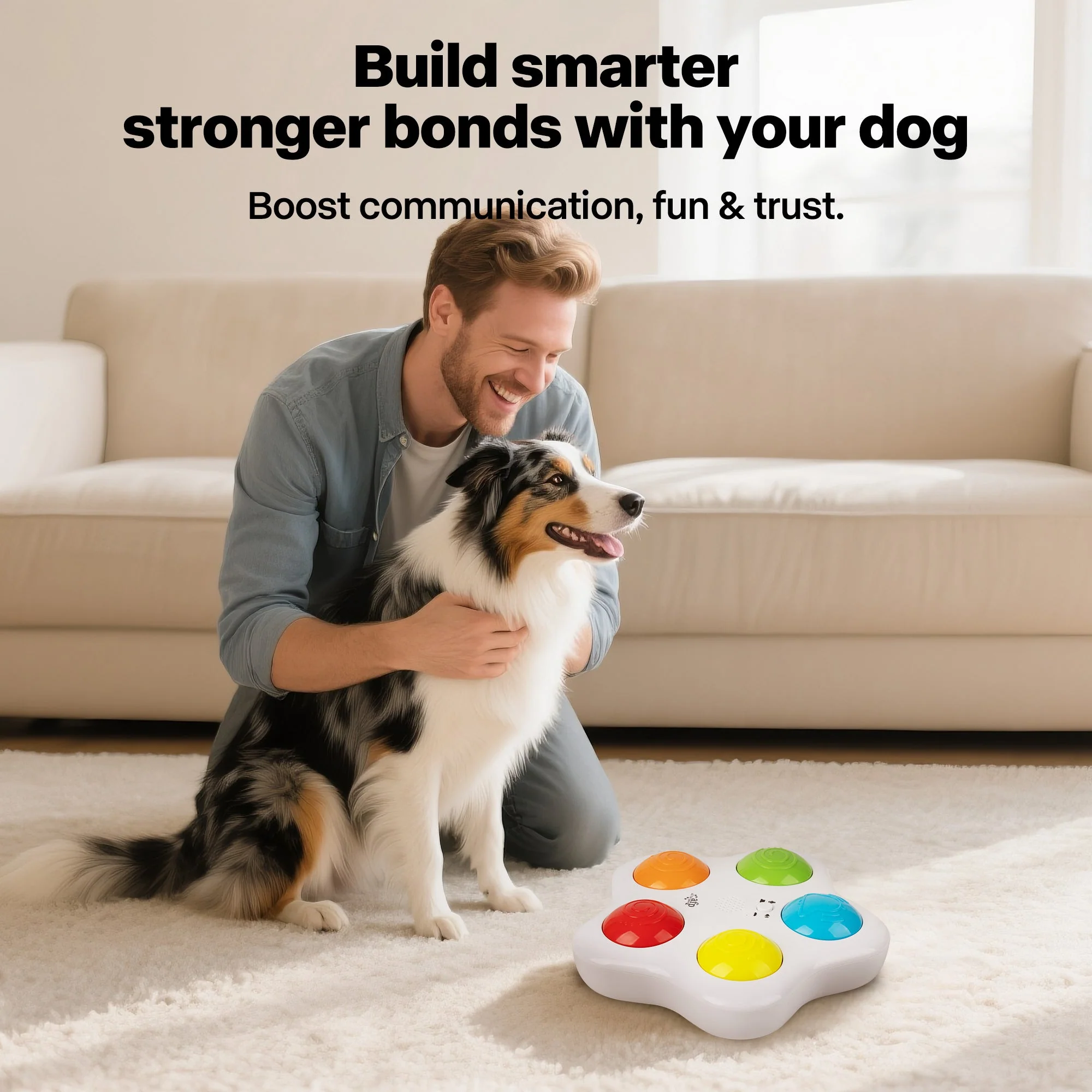 Interactive -Dog Toy - Pet Brain Trainning buttons - Image 5