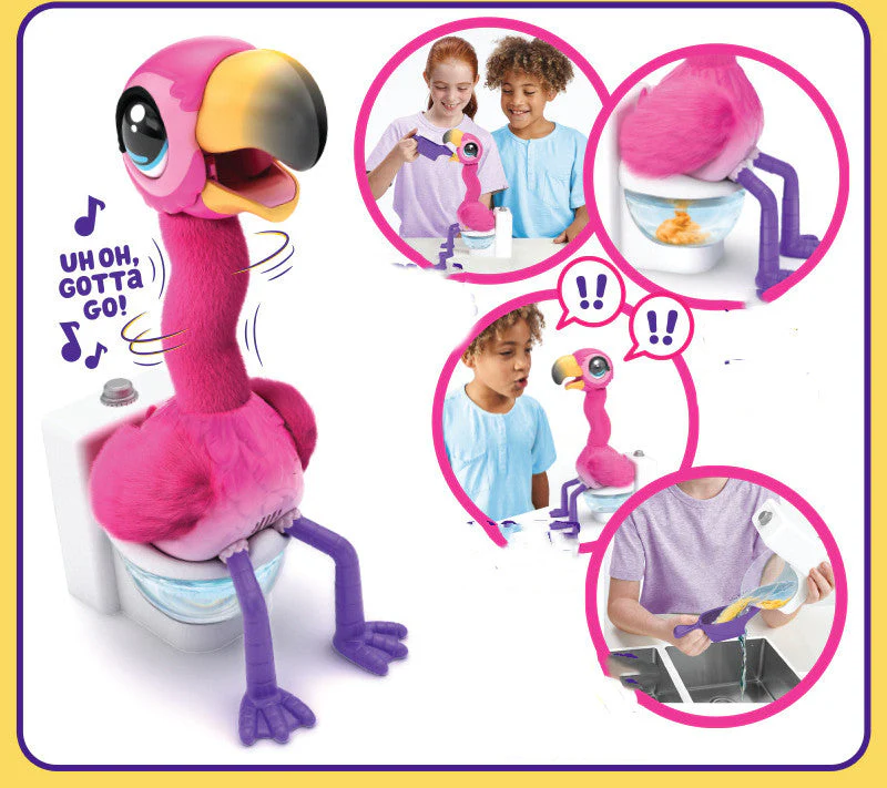 Interactive Electronic Singing Flamingo Pet Toy - Voice Activated Movable Pet - Image 3