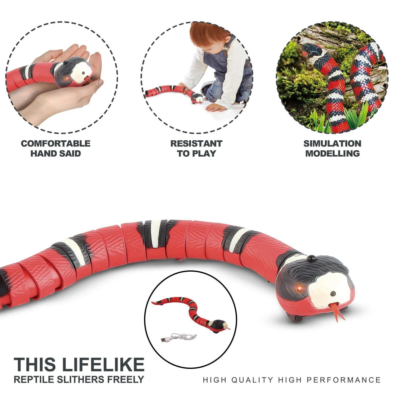 Interactive Moving Snake Toy for Cats - Image 2