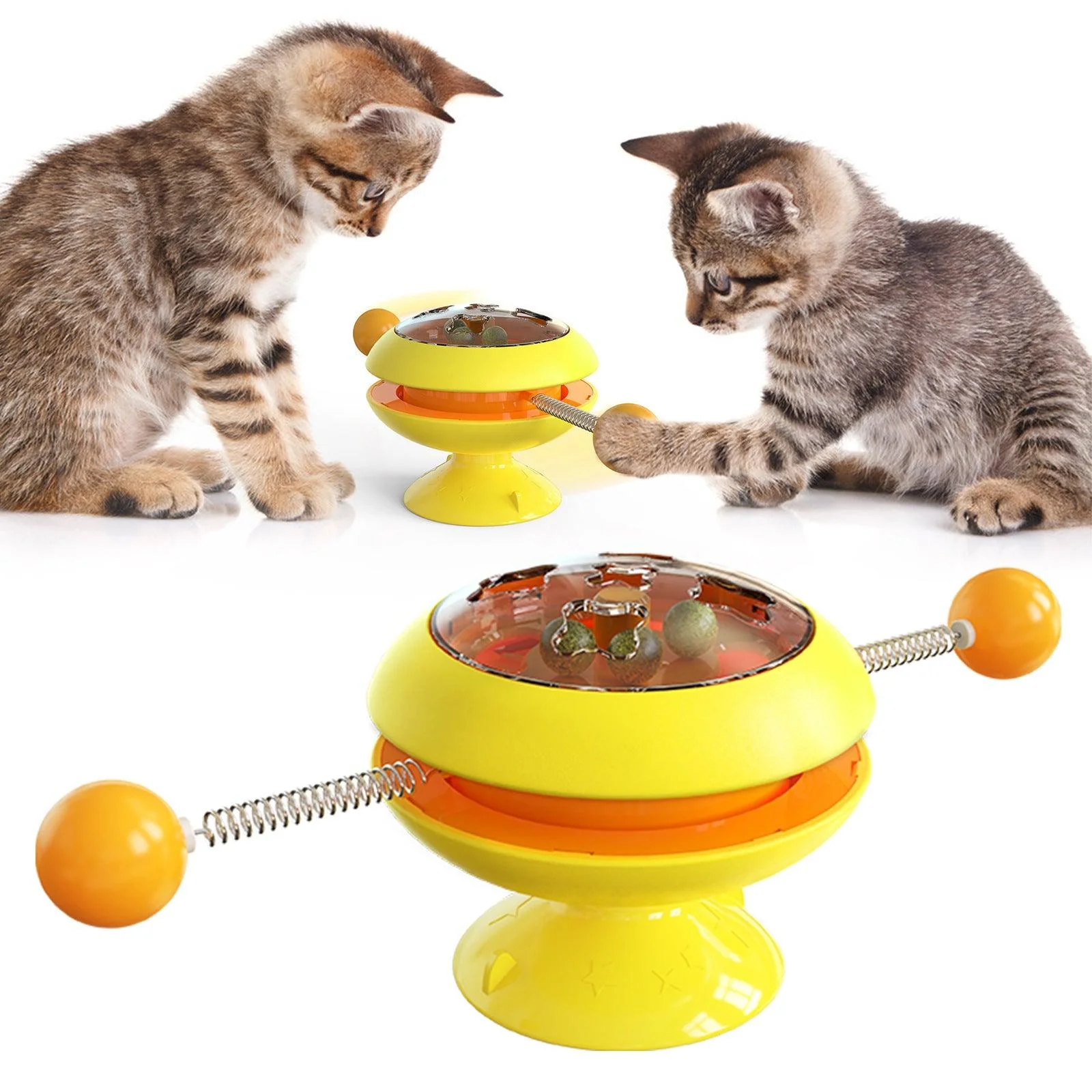 Interactive Rotatable Cat Toy - Image 2