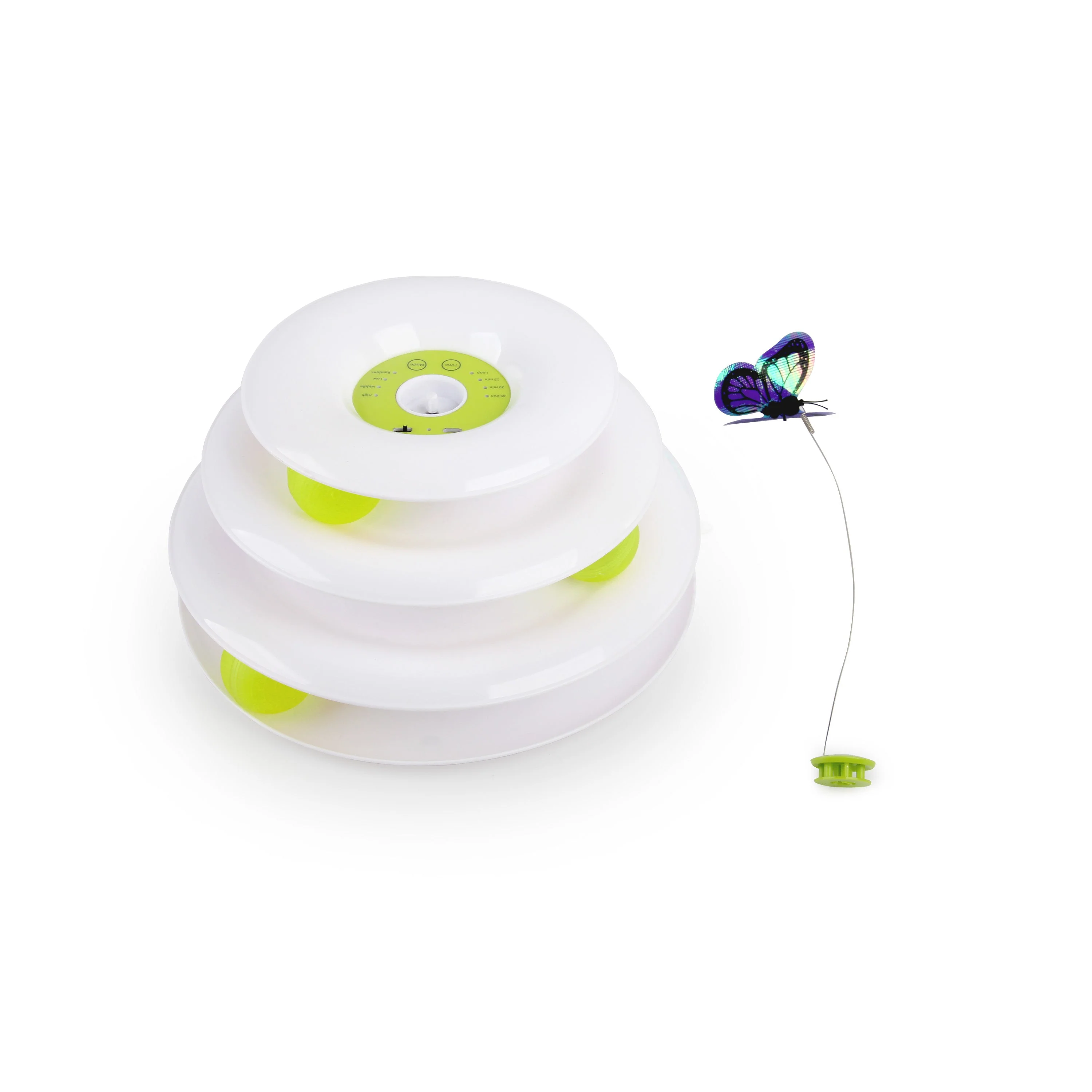 Interactives - Cat Toys - Tower Of Tracks With Butterfly - Image 9