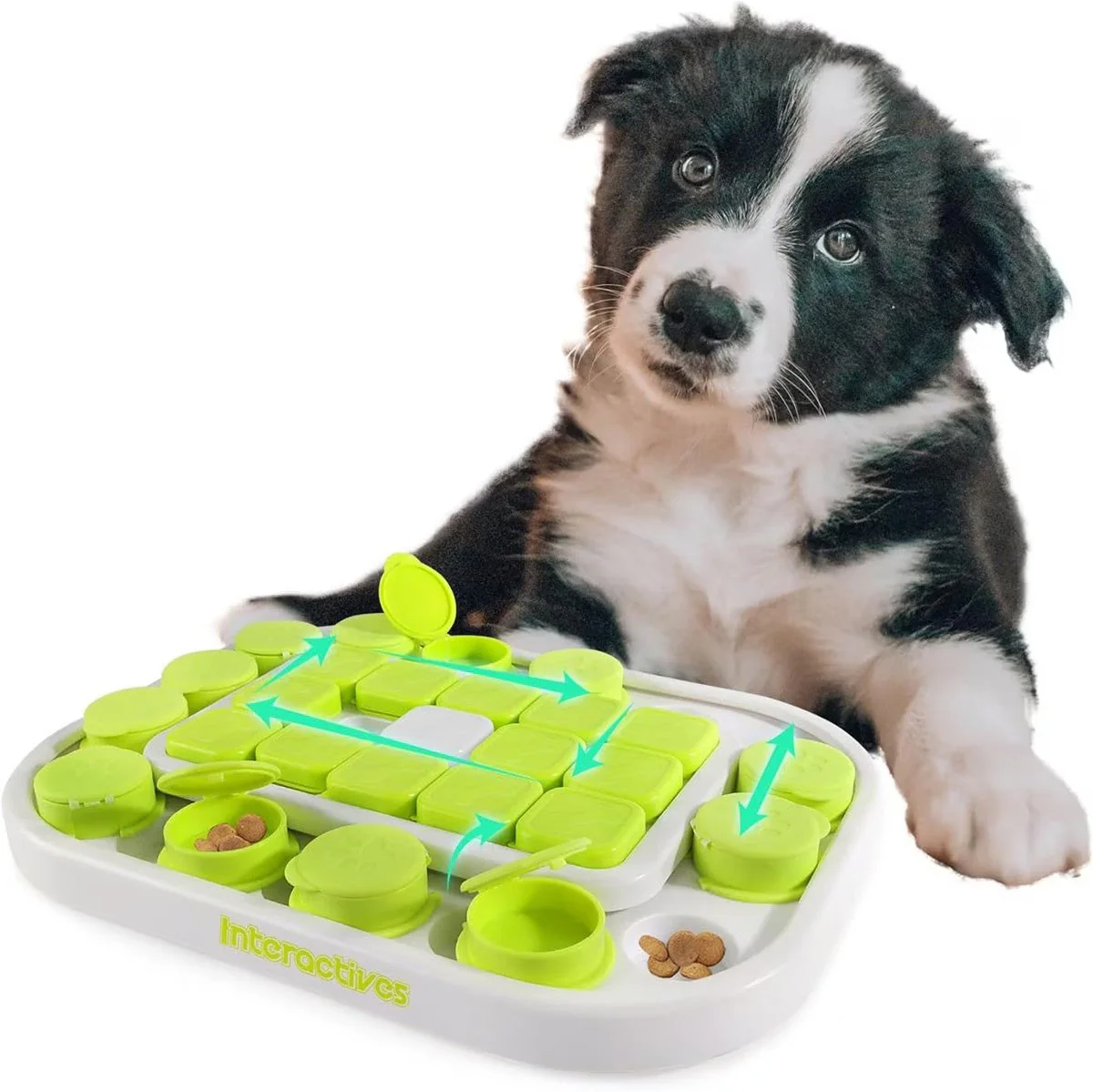 Interactives Dog Puzzle Toys - Mentally Stimulating Treat Dispenser for Training Large - Image 2