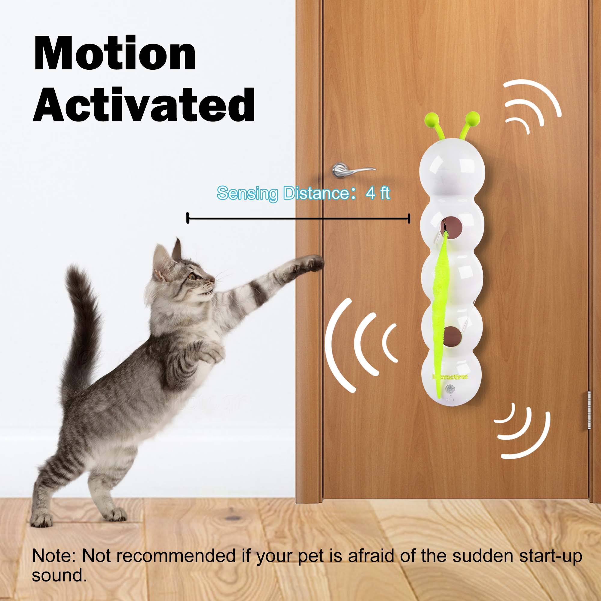 Interactives - Wack'A'Worm Post Cat Toy - Image 3