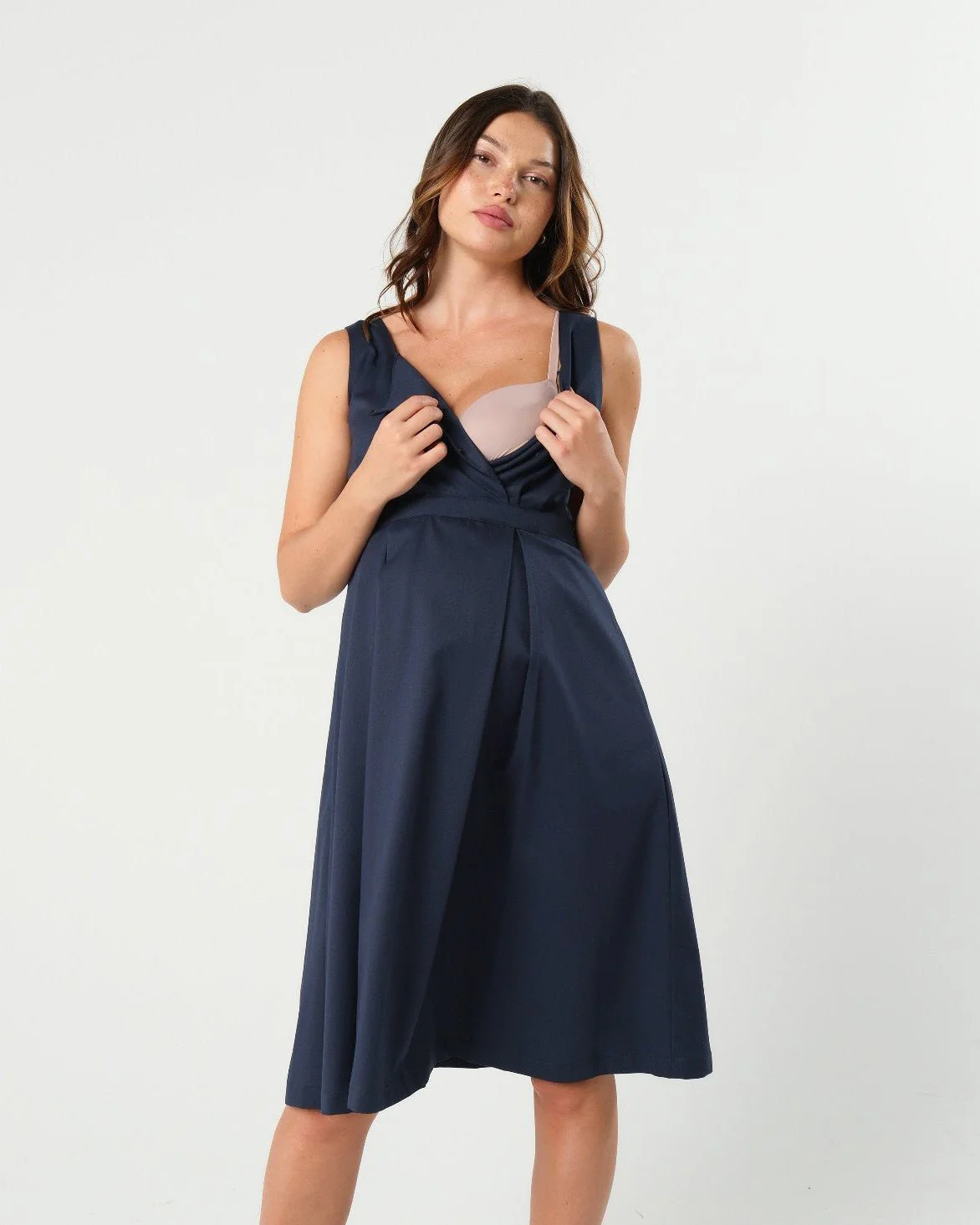 INTO THE BLUE Empire Maternity & Nursing Dress (Regular & Petite) - Image 5