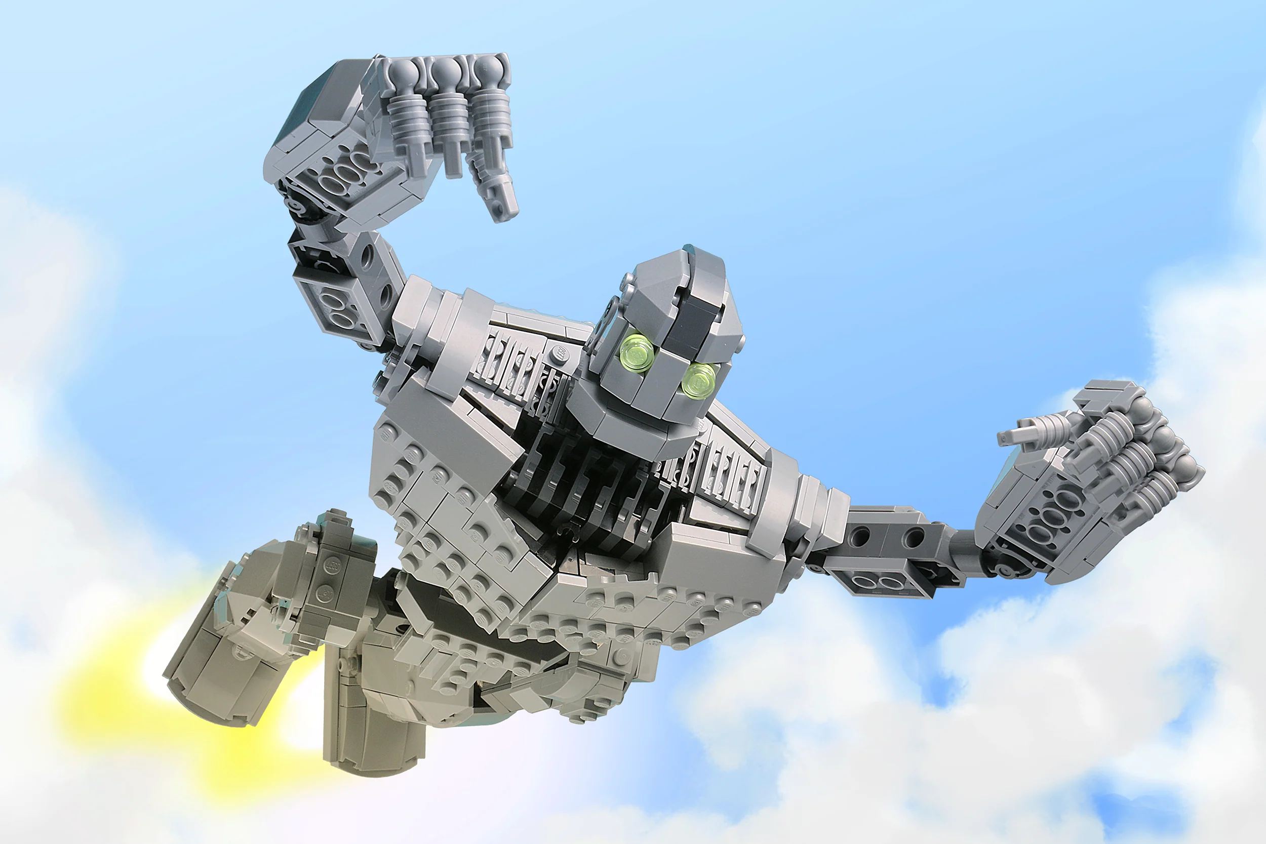 Iron Giant - Custom MOC made using LEGO parts - Image 4