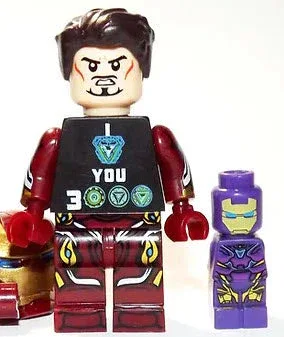 Iron Man Custom Minifigure – The Genius Billionaire in High-Quality ABS Plastic! - Image 2