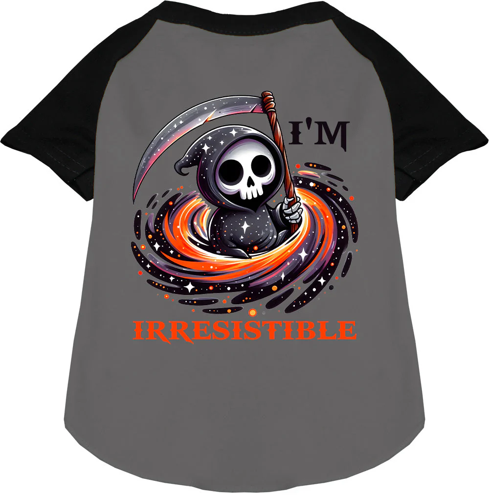 Irresistible Death Pet Raglan Shirt - Image 3