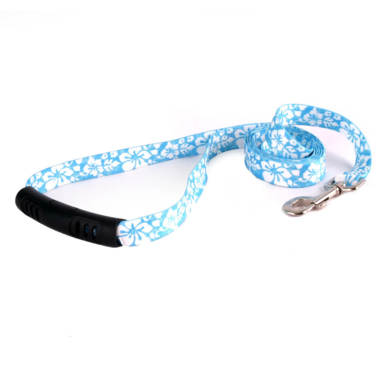 Island Floral Blue Dog Leash - Image 3