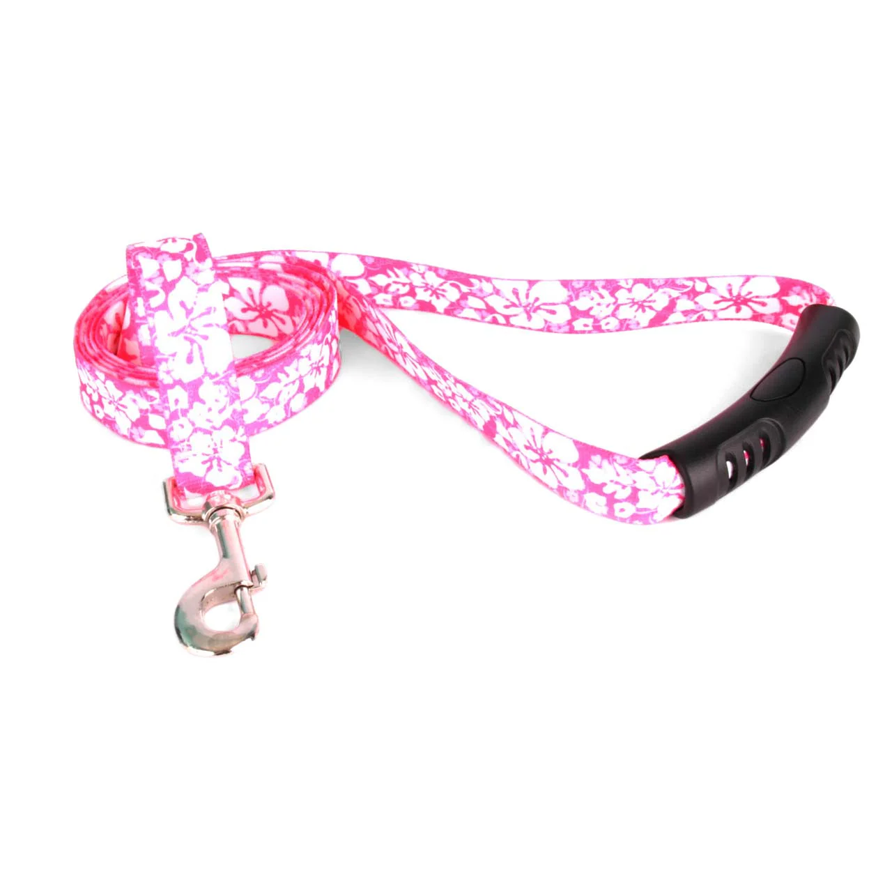 Island Floral Pink Dog Leash - Image 2