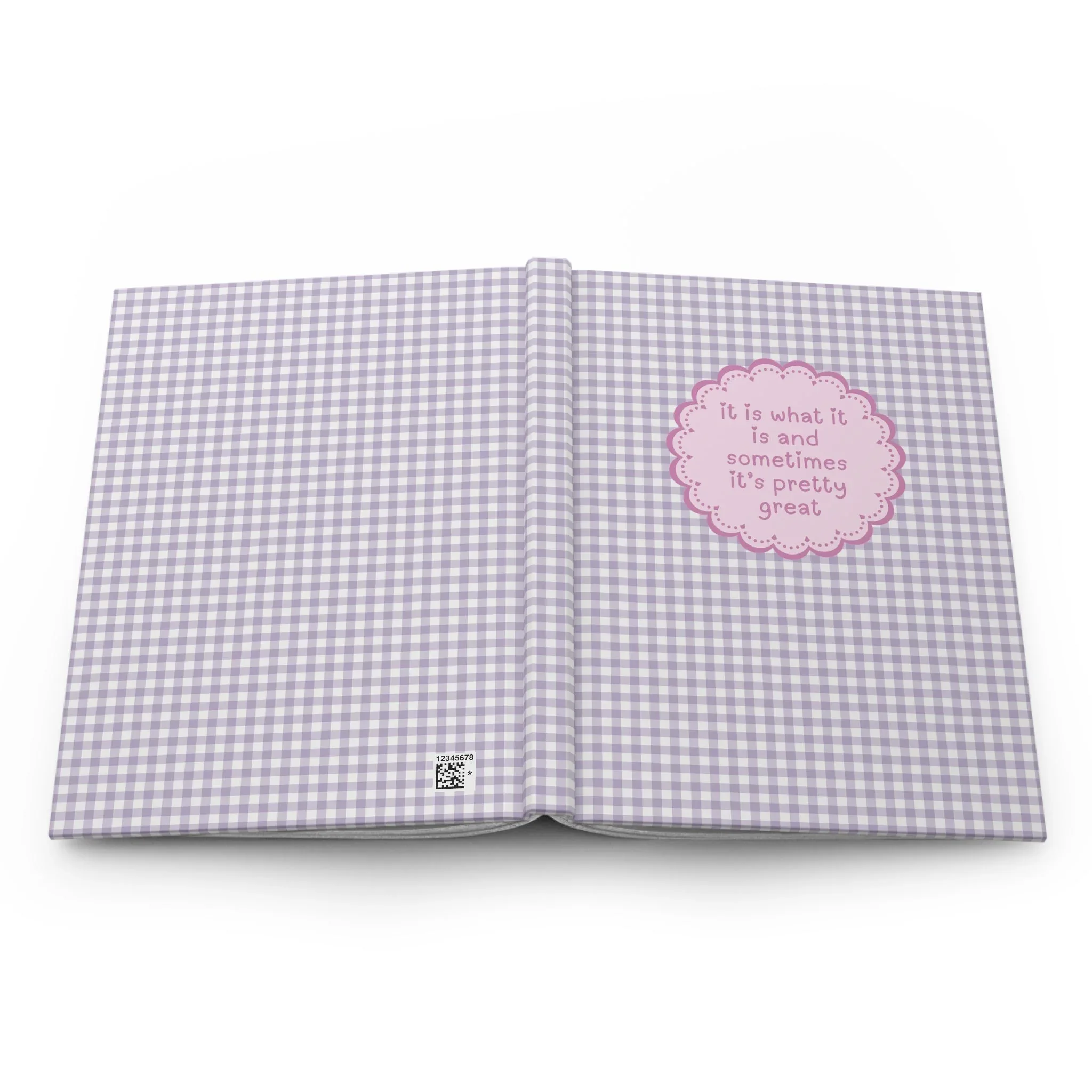 It Is What It Is: Purple Gingham - Image 3