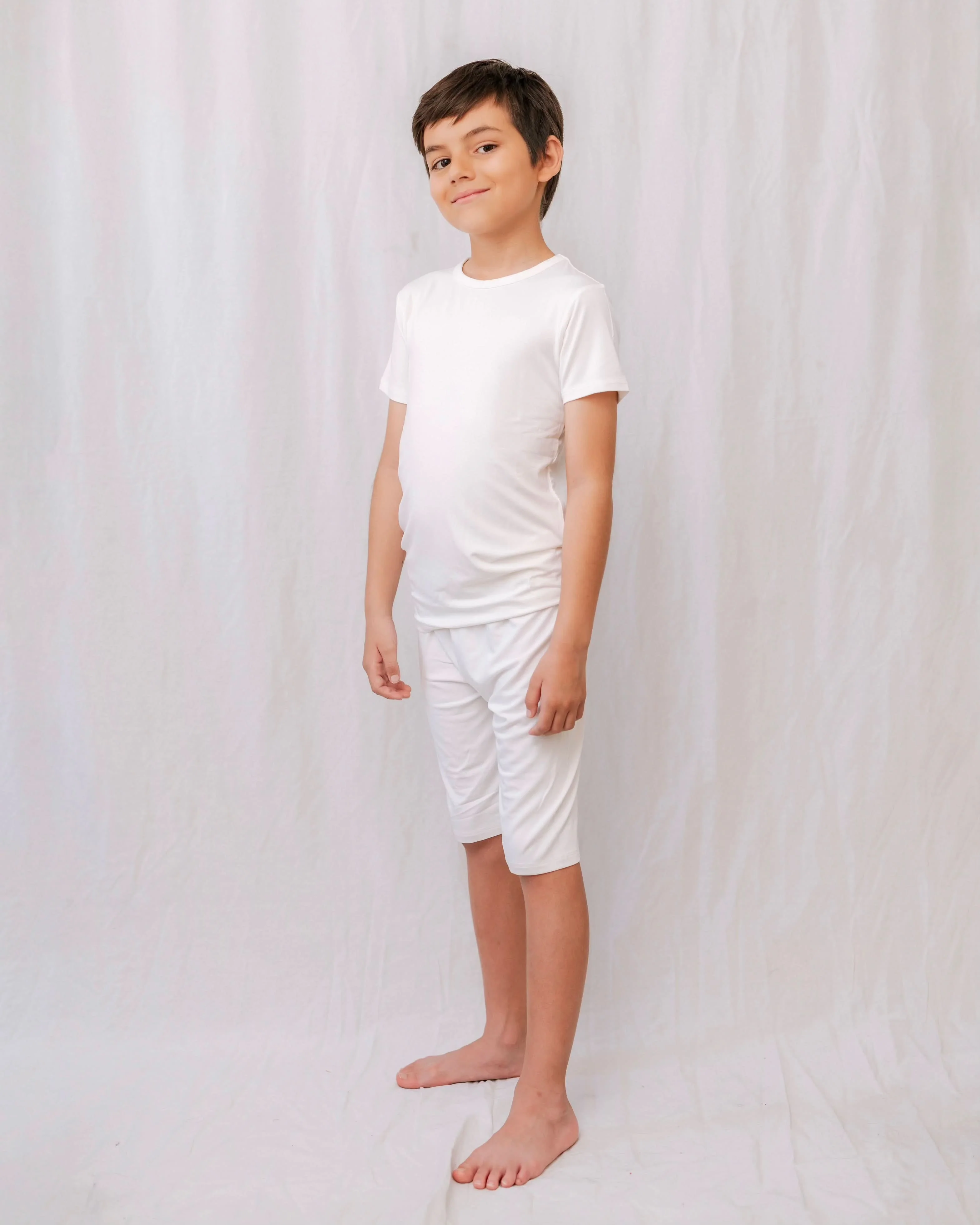 Ivory | Short Sleeve Pajamas - Image 3