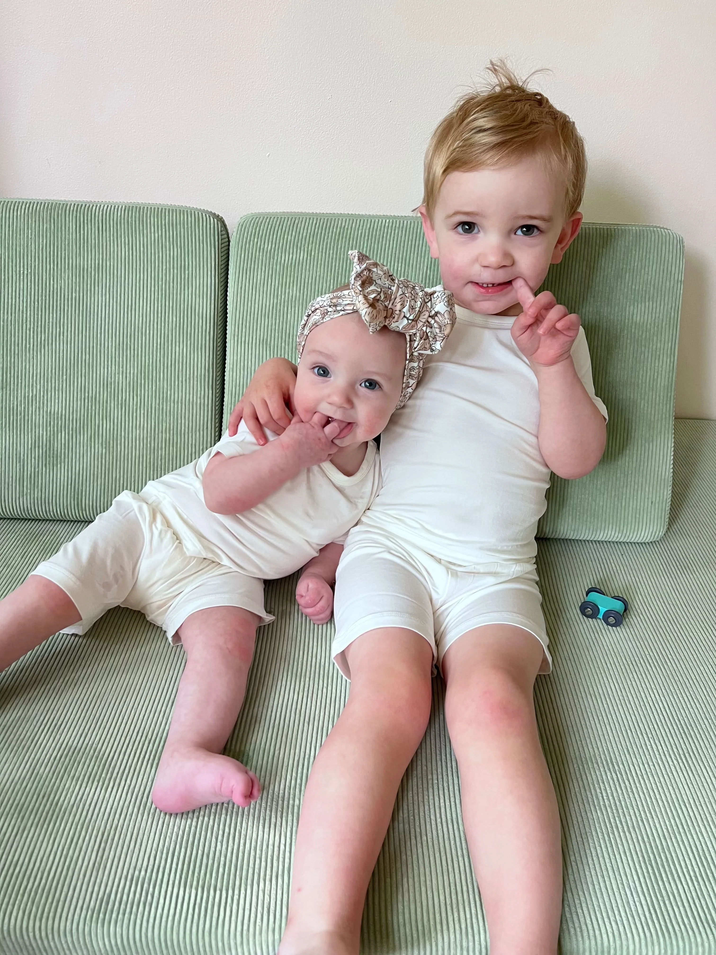 Ivory | Short Sleeve Pajamas - Image 4