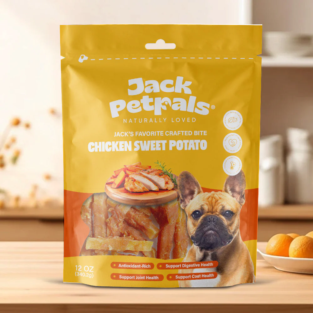 Jack PetPals Crafted Bite Chicken Sweet Potato Dog Treats (12oz) - Image 2