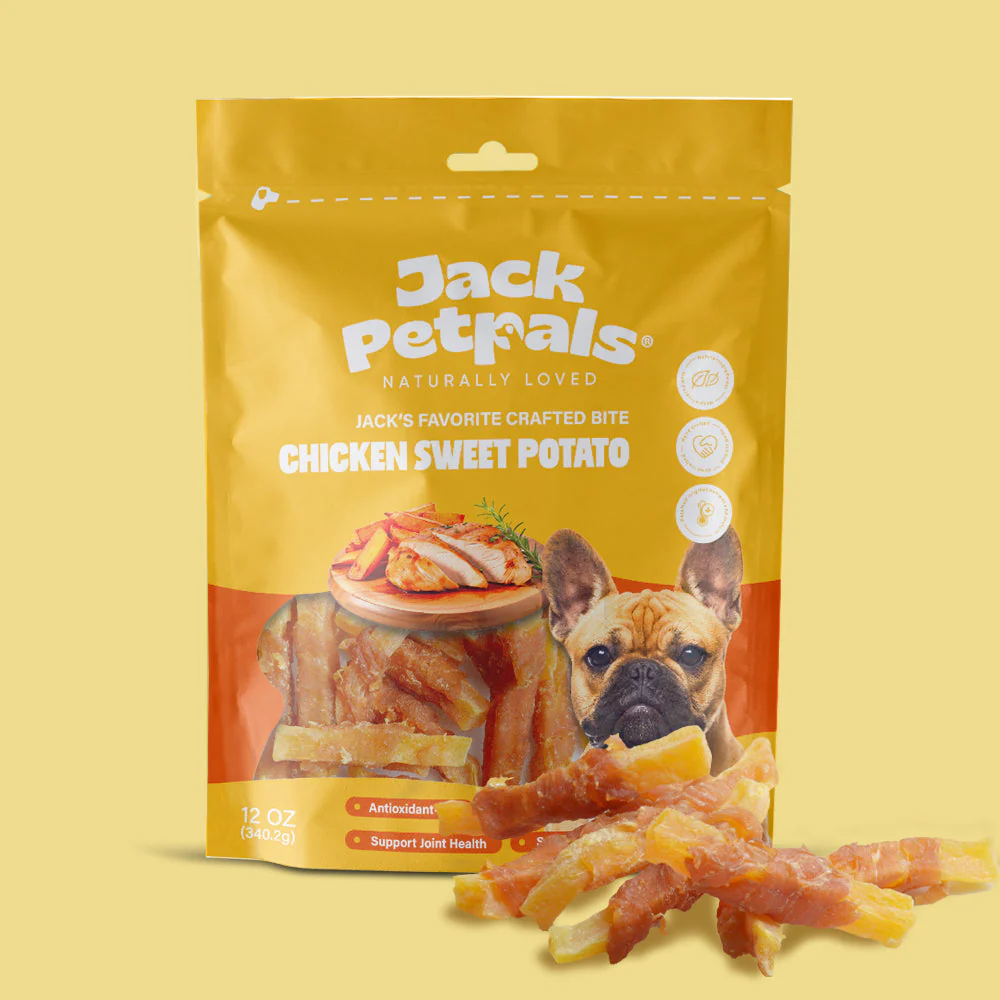 Jack PetPals Crafted Bite Chicken Sweet Potato Dog Treats (12oz) - Image 4