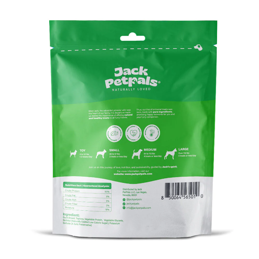 Jack PetPals Handcrafted Jerky Duck Breast Dog Treats (12oz) - Image 5