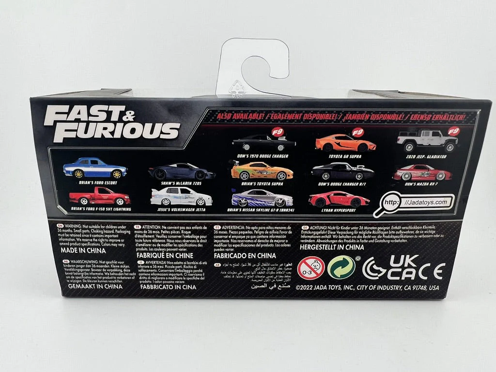 Jada Fast & Furious Brian’s Toyota Supra 1:32 White - Image 3