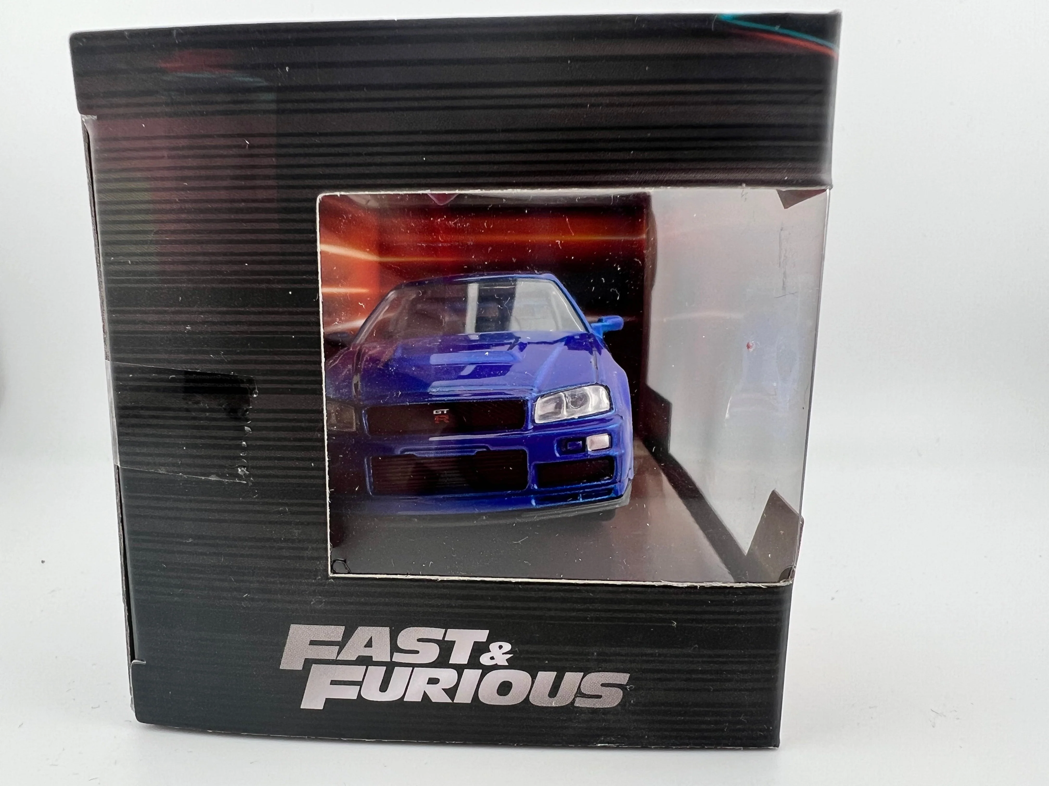 Jada Fast & Furious: Brian's Nissan Skyline GT-R R34 (Blue) 1:32 Scale - Image 2