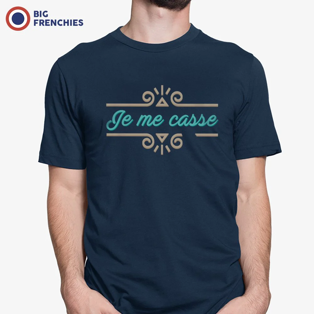 Je me Casse Men's Organic Cotton Tee - Image 2