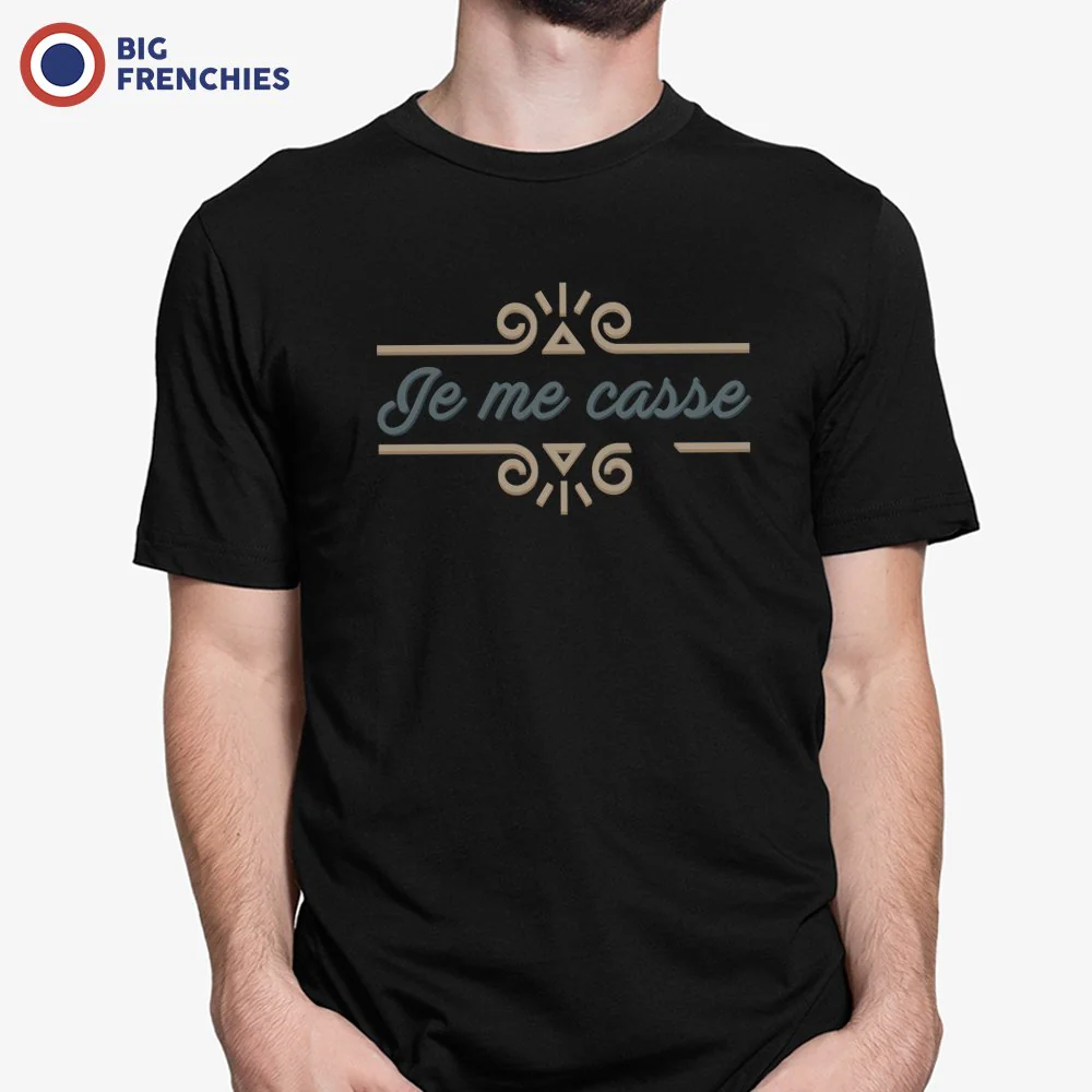 Je me Casse Men's Organic Cotton Tee - Image 3