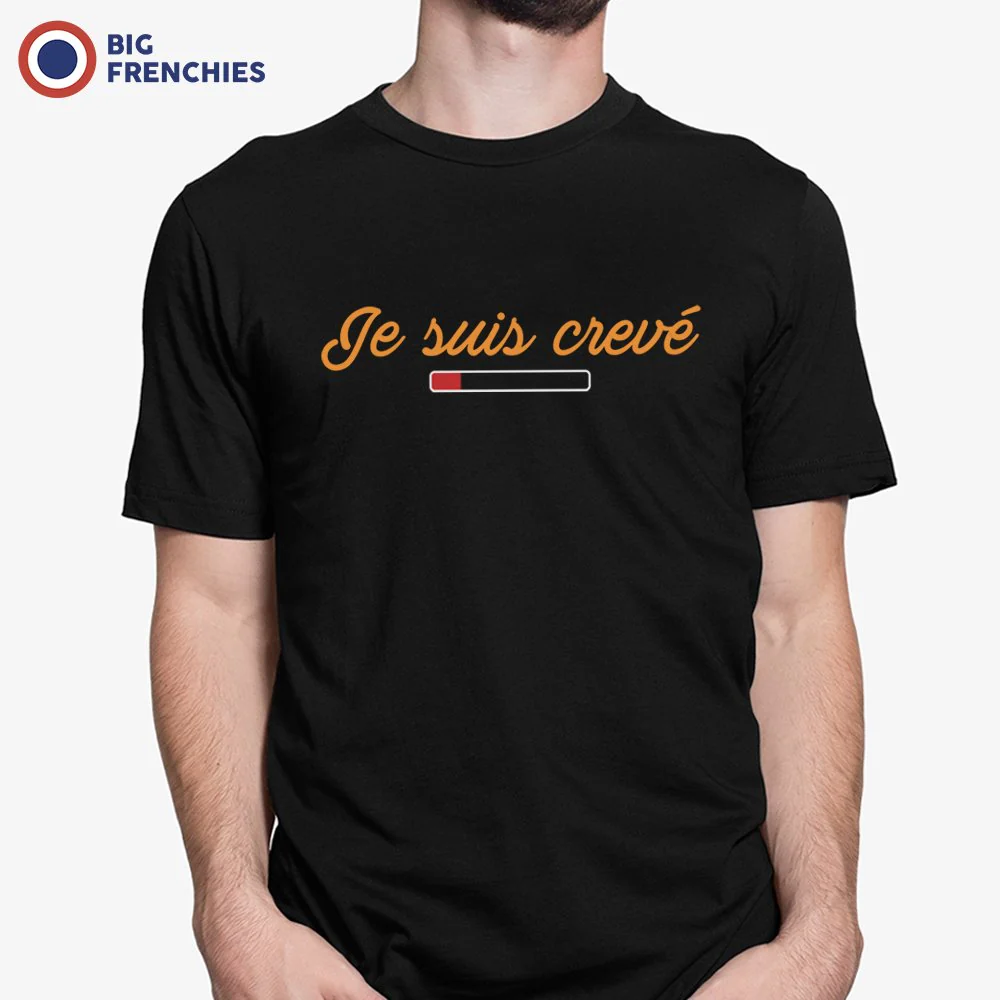 Je Suis Crevé Men's Organic Cotton Tee - Image 3