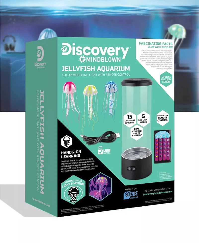 Jellyfish Aquarium Lamp Set with 16 Light Effects - Image 7
