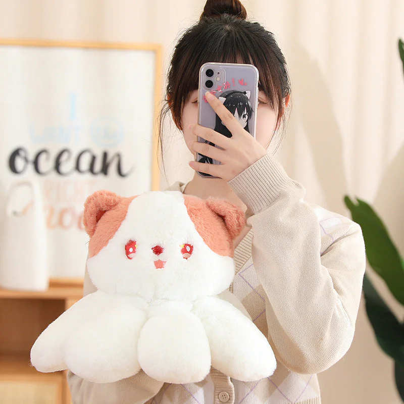 Jellyfish Cat Doll Cute Octopus Kitten Plush Toy - Image 3
