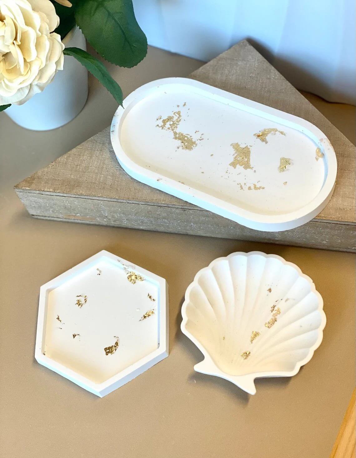Jesmonite Tray | Handmade Minimalist Décor - Image 7