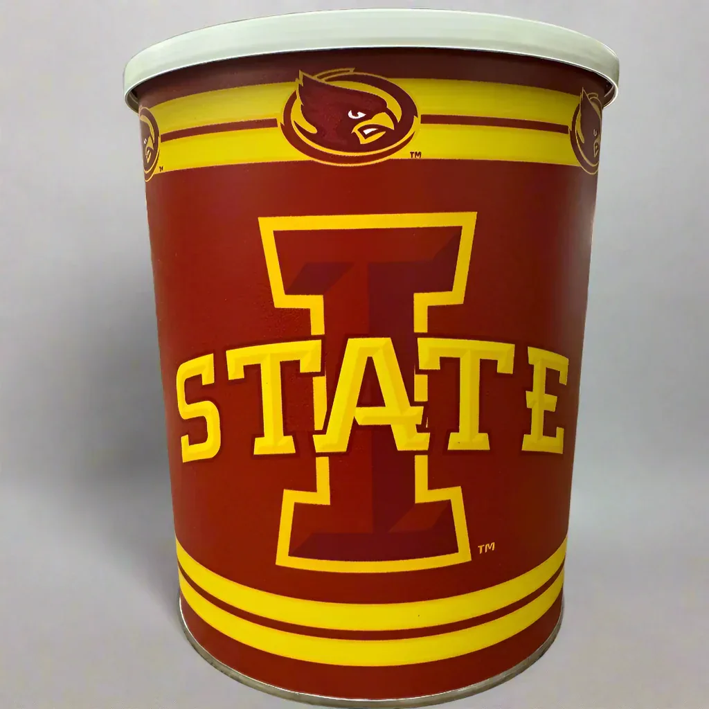 JGB Sports - Iowa State Cyclones Gift Tin Basket - Made In America - Image 2