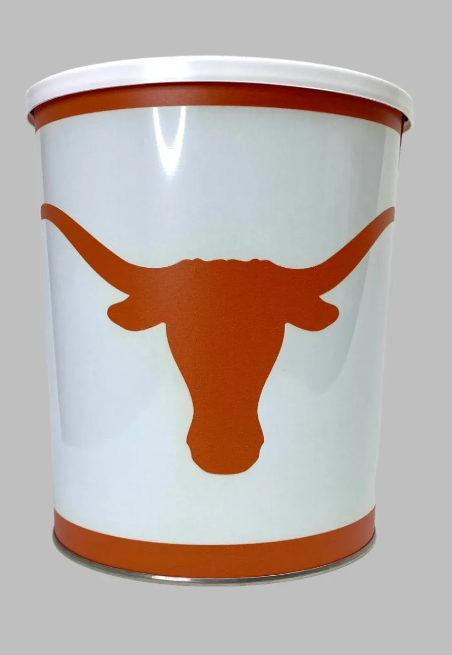 JGB Sports - Texas Longhorns Gift Tin Basket - Made In America - Image 2