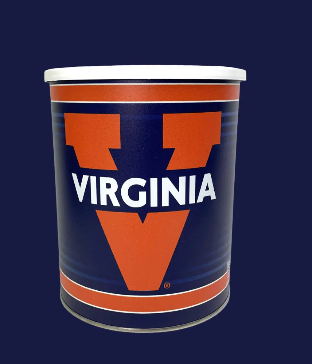 JGB Sports - Virginia Cavaliers Gift Tin Basket - Made In America - Image 2