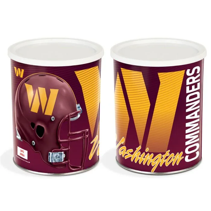 JGB Sports - Washington Commanders Gift Tin Basket - Made In America - Image 2