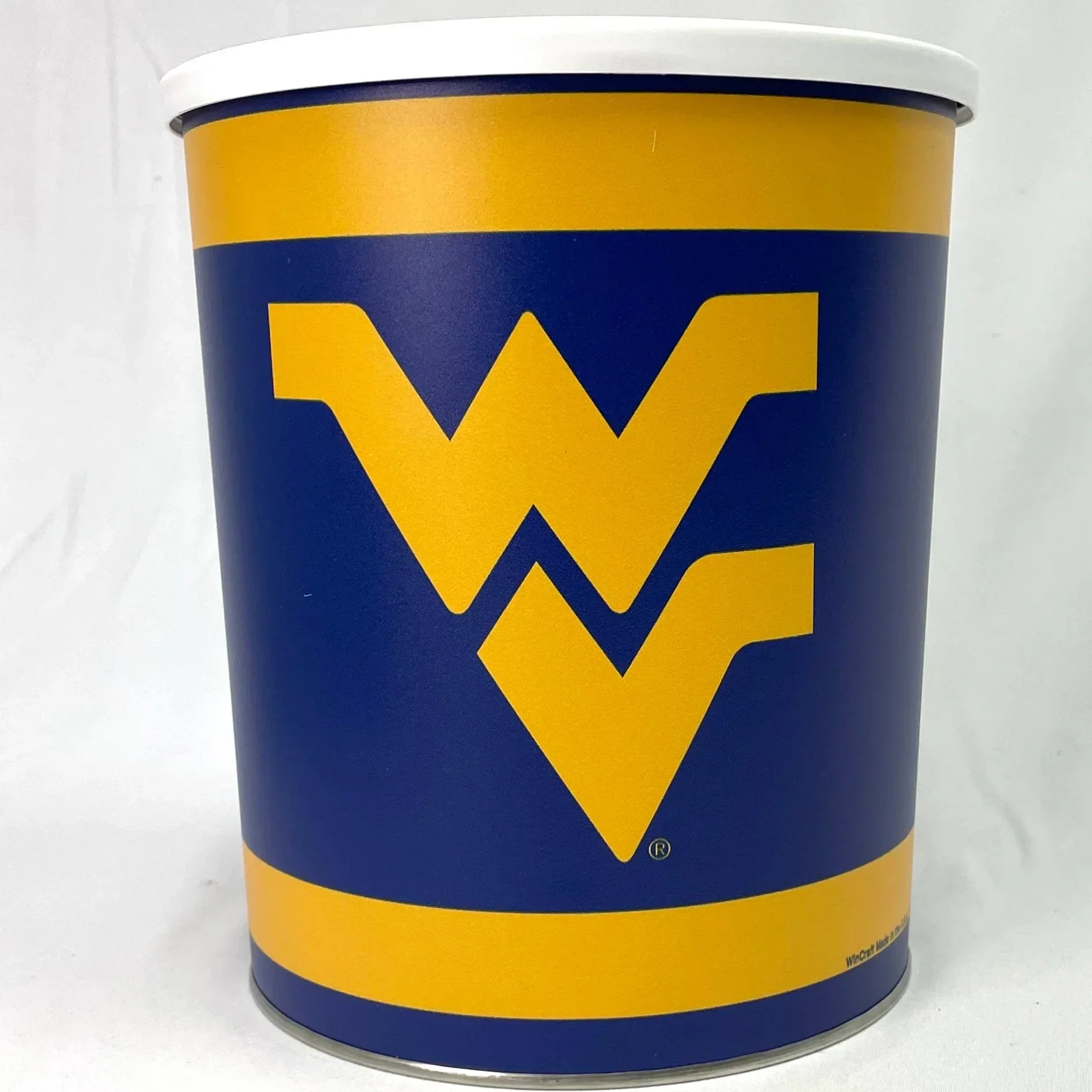 JGB Sports - West Virginia Mountaineers Gift Tin Basket - Made In America - Image 2