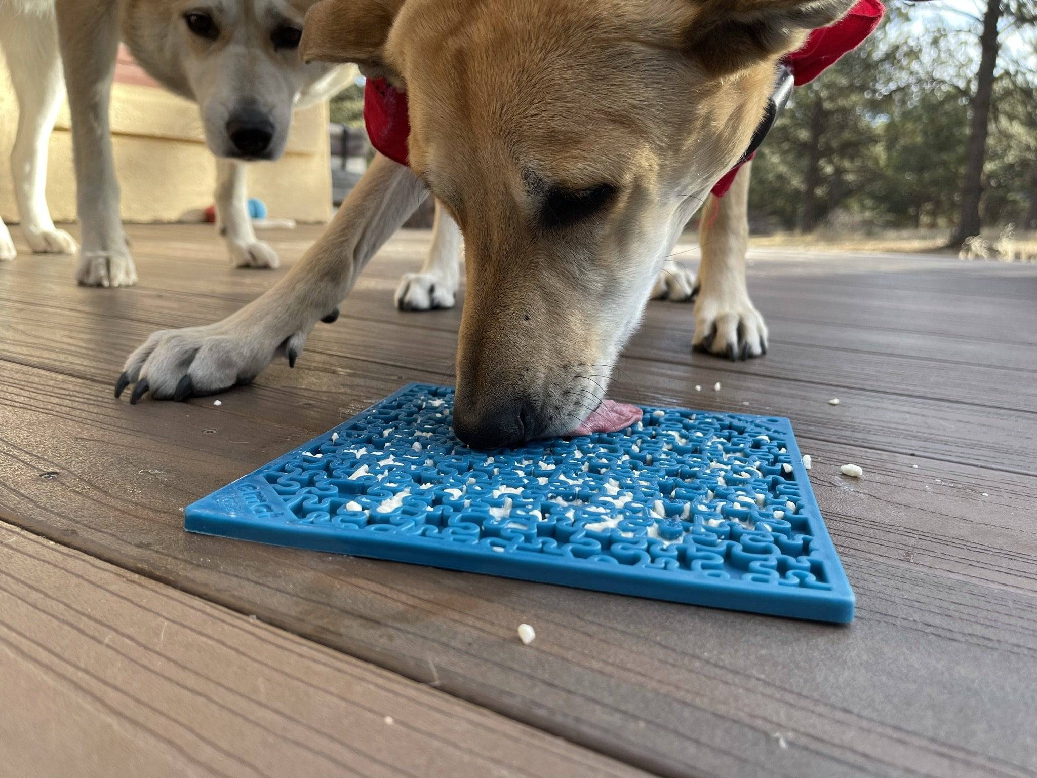 Jigsaw Puzzle eMat - Enrichment Lick Mat for Dogs and Cats | eMat Enrichment Toy for Anxiety Relief | USA Made - Image 7