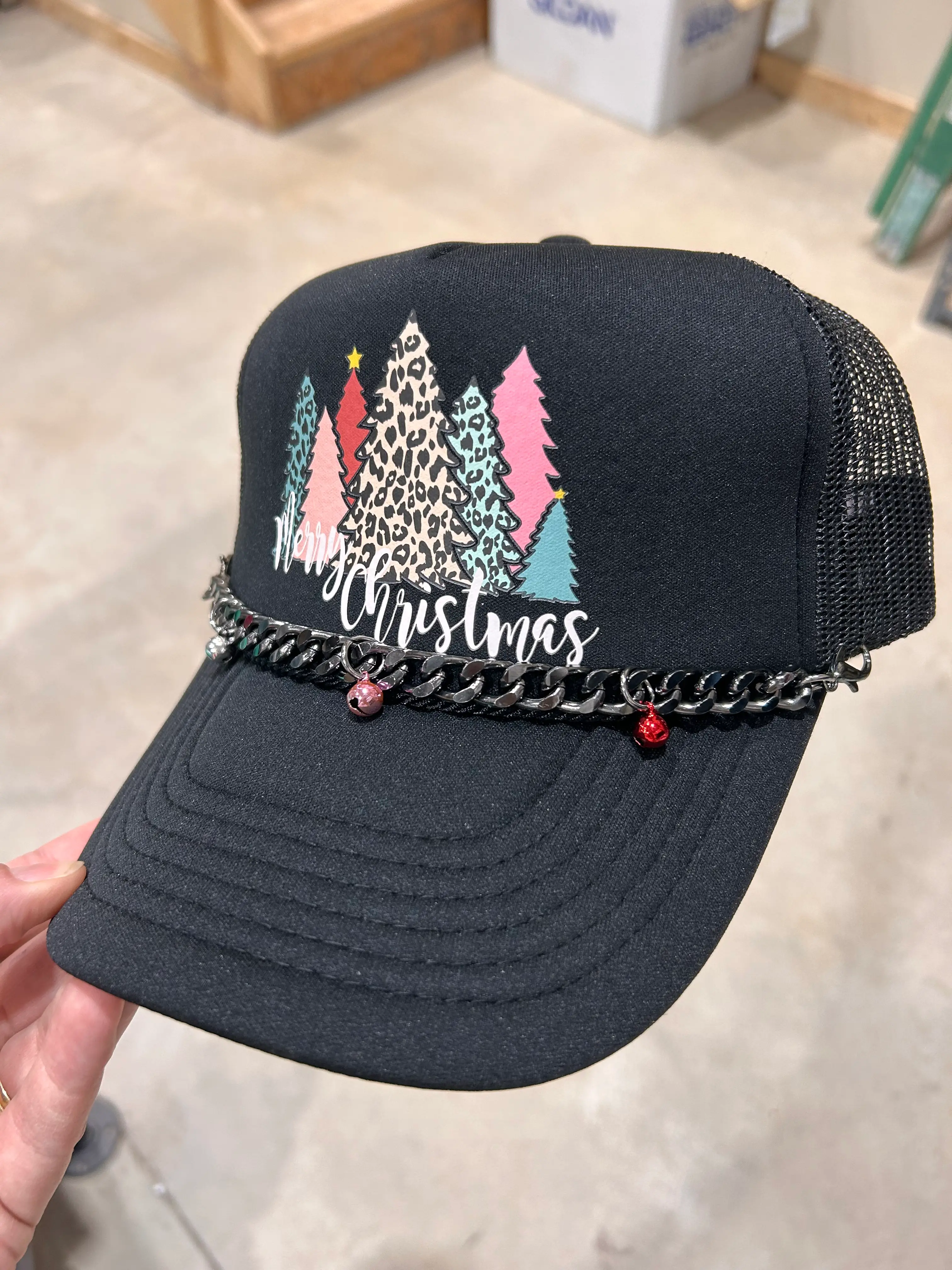 Jingle Bell Trucker Hat Chains - Image 2
