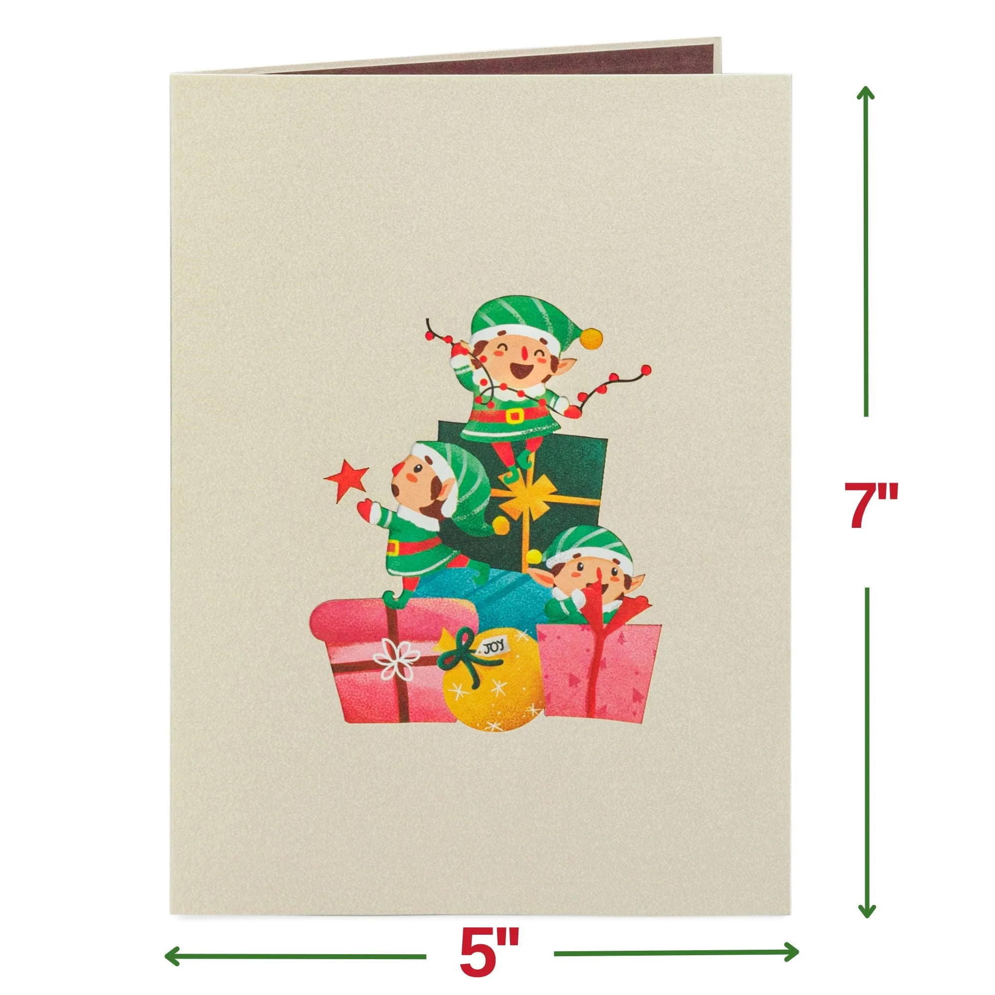 Jolly Merry Christmas Pop Up Card - Image 2