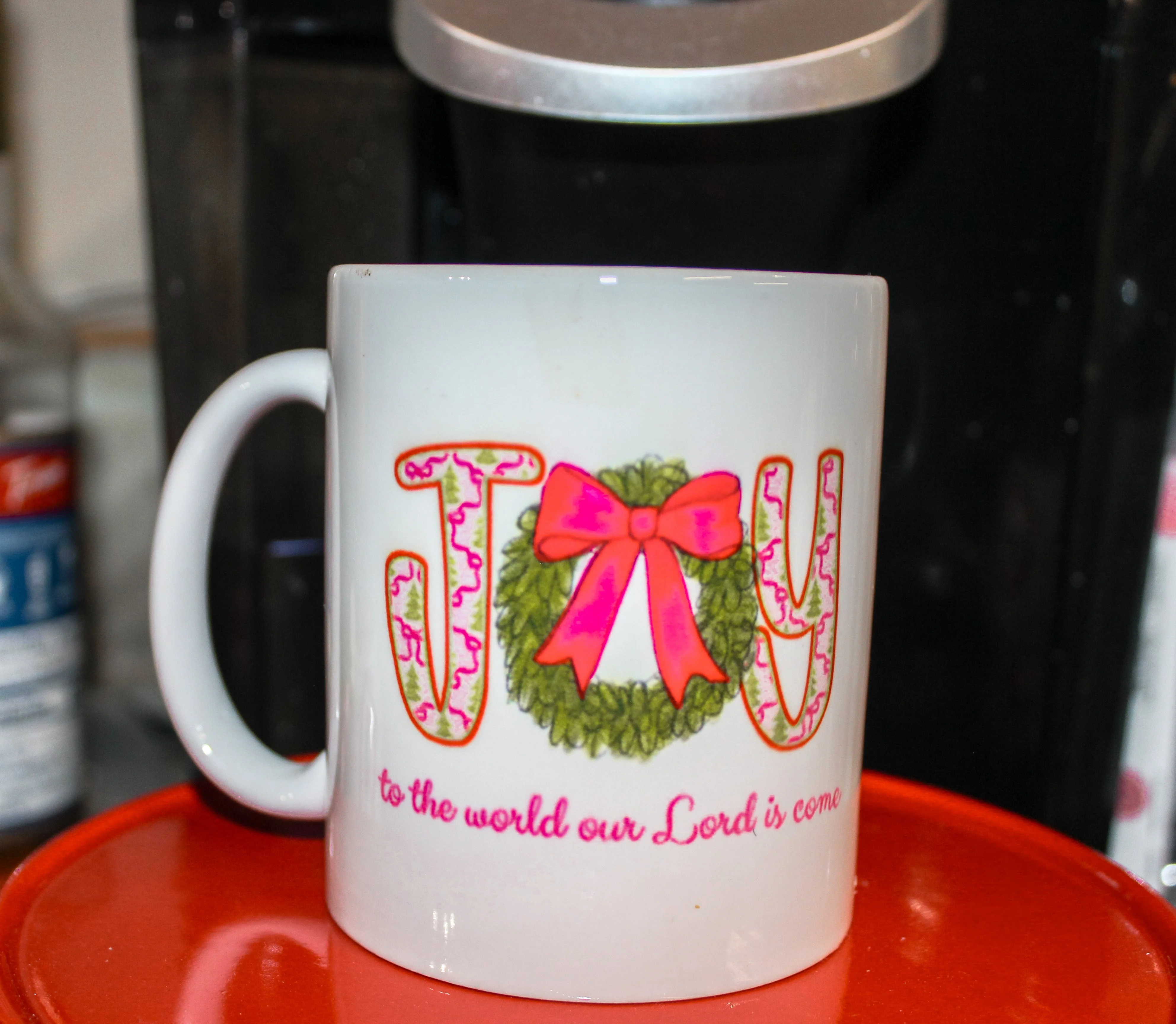 Joy to the world- bloom mug- 15 Oz coffee mug- dishwasher safe - Image 2